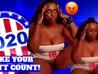 Right after i took my latinos to the polls&comma; this happens&period; 2020 election day imani seduction squirting reaction vid