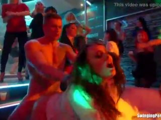 Hot to trot party sluts gets fucked in public
