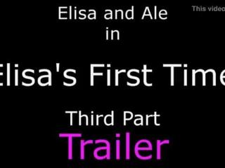 Elisa s eerste tijd - voet fetisj en hand- smother